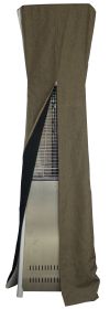 AZ Patio Heaters Triangle Glass Tube Patio Heater Commercial Cover in Tan