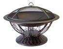 AZ Patio Heaters Wood Burning Fire Pit with Scroll Design