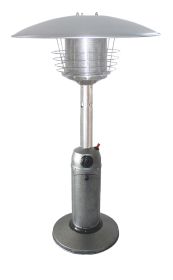 AZ Patio Heaters Table Top Patio Heater in Hammered Silver