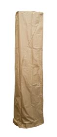 AZ Patio Heaters Square Glass Tube Patio Heater Cover in Tan