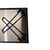 Heat Warden Rectangle Fire Pit Heat Deflector in Stainless Steel