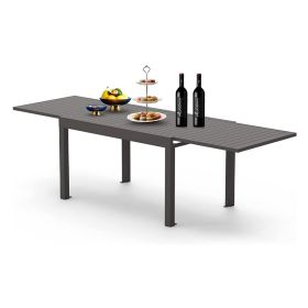 Large Extendable Patio Dining Table