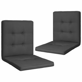 Garden Chair Cushions 2 pcs Anthracite 39.4"x19.7"x2"