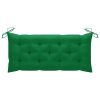 Garden Bench Cushion Green 47.2"x19.7"x2.8" Fabric