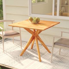 Patio Table 33.5"x33.5"x29.5" Solid Wood Acacia