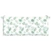 Garden Bench Cushions 2pcs Leaf Pattern 47.2"x19.7"x2.8" Fabric