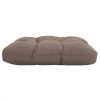 Garden Seat Cushion Taupe 19.7"x19.7"x3.9" Fabric