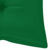 Garden Bench Cushion Green 47.2"x19.7"x2.8" Fabric