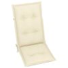 Garden Chair Cushions 2 pcs Cream 47.2"x19.7"x2.8"