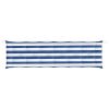 Garden Bench Cushions 2pcs Blue&White Stripe 78.7"x19.7"x2.8" Fabric