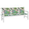 Garden Bench Cushions 2 pcs Multicolor Oxford Fabric