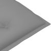 Garden Chair Cushions 4 pcs Gray 39.4"x19.7"x2.8"