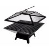 Modernisation Square BBQ Grill Outdoor Heater Garden Outdoor Fireplace Portable Fire Pit Contracted Barbecue Brazier Wood Stove